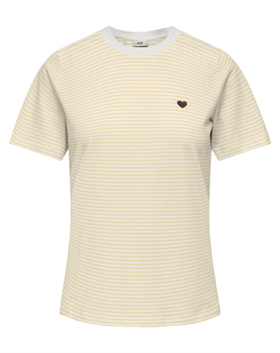 JDY - JDYPisa Print T-Shirt - Double Cream